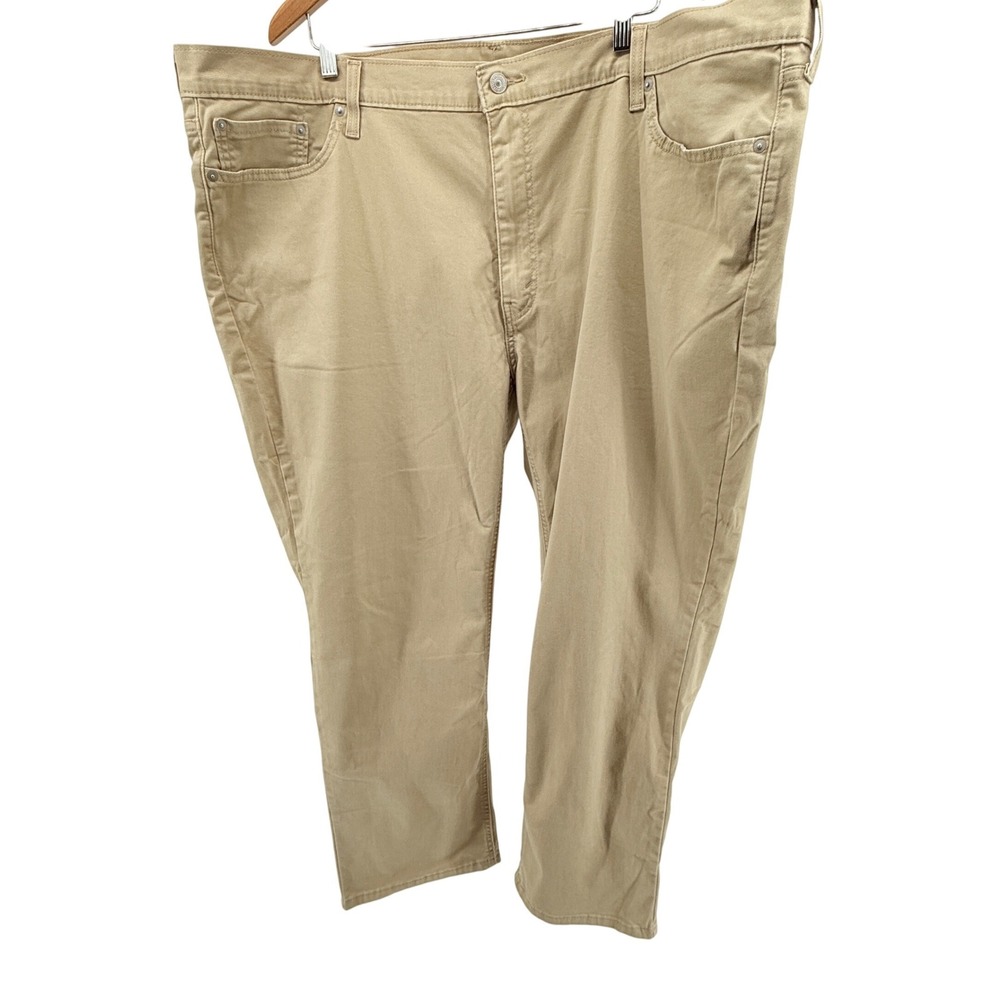 Levi Strauss 541 Athletic Fit‎ Khaki Stretch Jeans Mens W48 L30